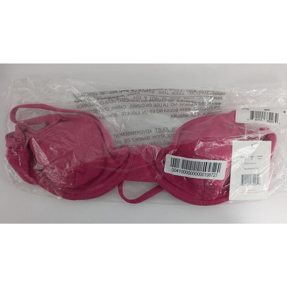 Andie Swim Pink Bermuda Underwire Bikini Top - Picture 5 of 8